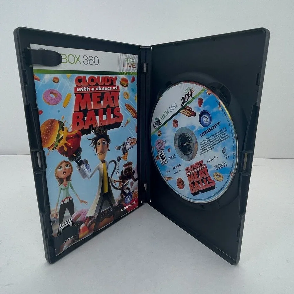 Cloudy With a Chance of Meatballs (Xbox 360, 2009) Complete W/ Manual